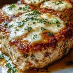 Delicious Parmesan Chicken Meatloaf served on a plate