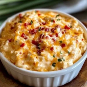 Homemade pimento cheese served on crackers and garnished with herbs.