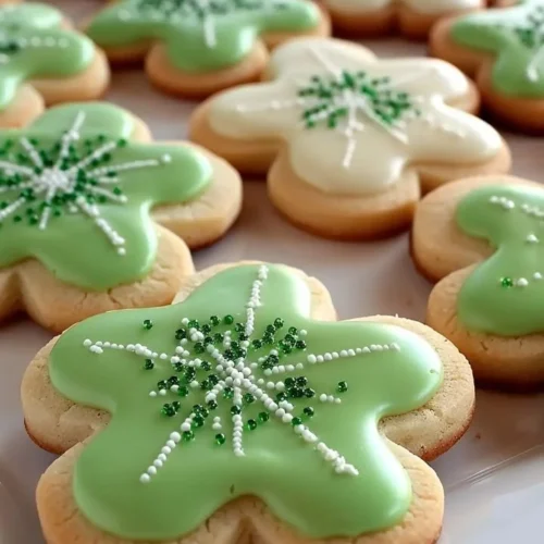 Freshly baked cream cheese sugar cookies arranged on a plate