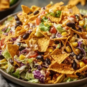 Crunchy cabbage salad with black beans for a healthy meal