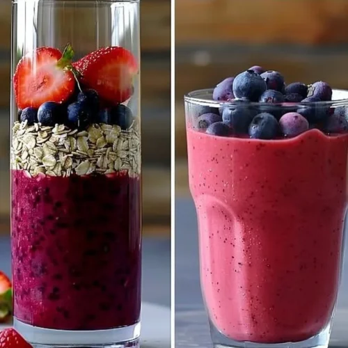 Explosive Red Energy Shake for natural energy boost and hydration