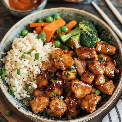 Delicious Hibachi Chicken served with vegetables on a hibachi grill.