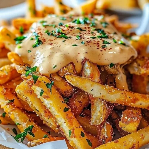 Delicious Louisiana Voodoo Fries recipe inspired by Wingstop.