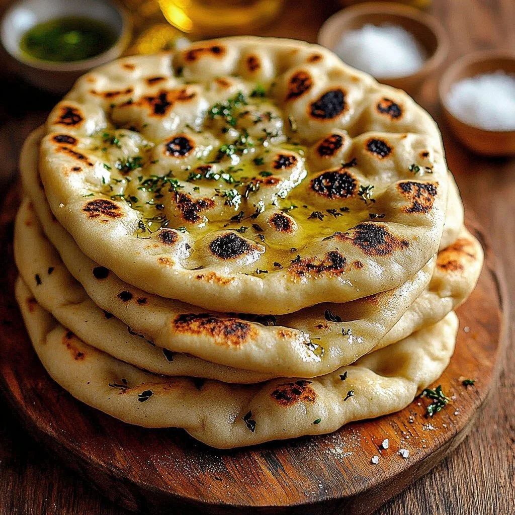 Quick and easy sourdough flatbread baked to perfection.