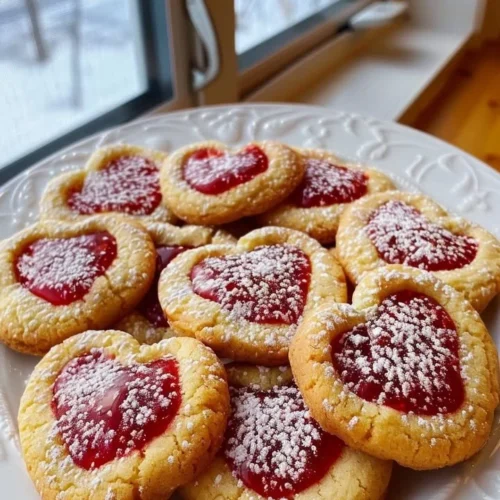 Strawberry kiss cookies garnished with fresh strawberries and chocolate