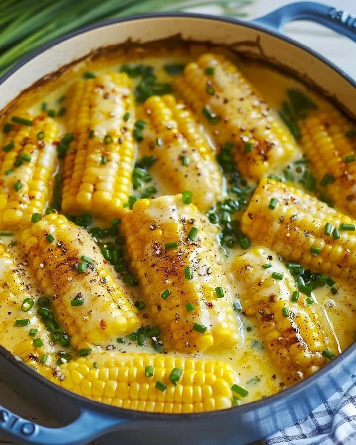 Delicious sweet buttered corn served in a bowl