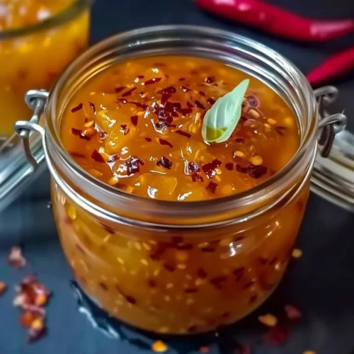Sweet Pineapple Ginger Sauce drizzled over grilled chicken